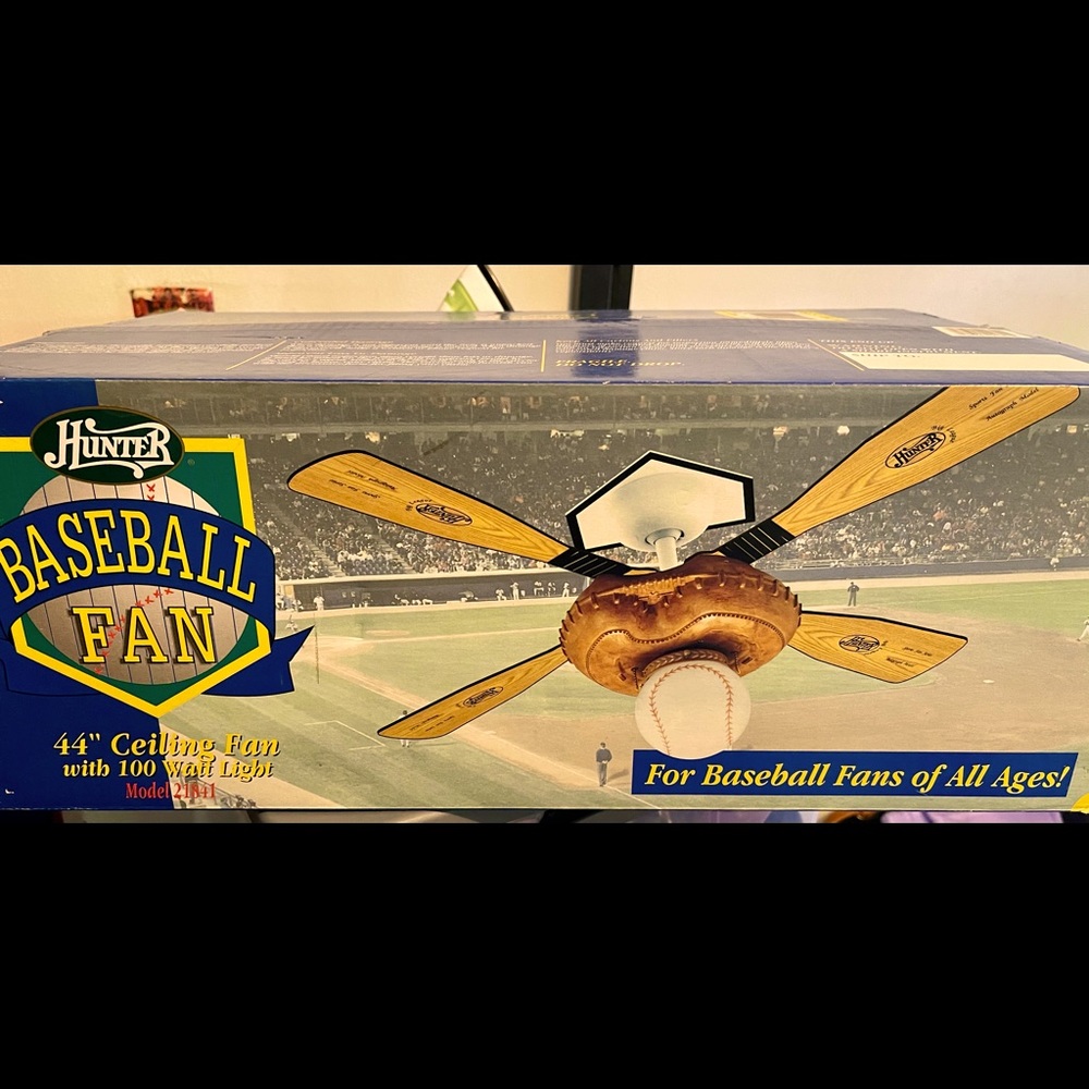 Hunter 44” Baseball Ceiling Fan